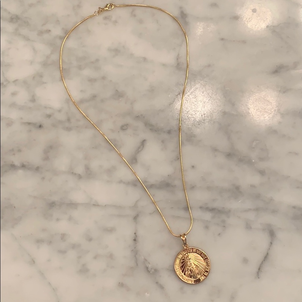 Virgin Mary Necklace
